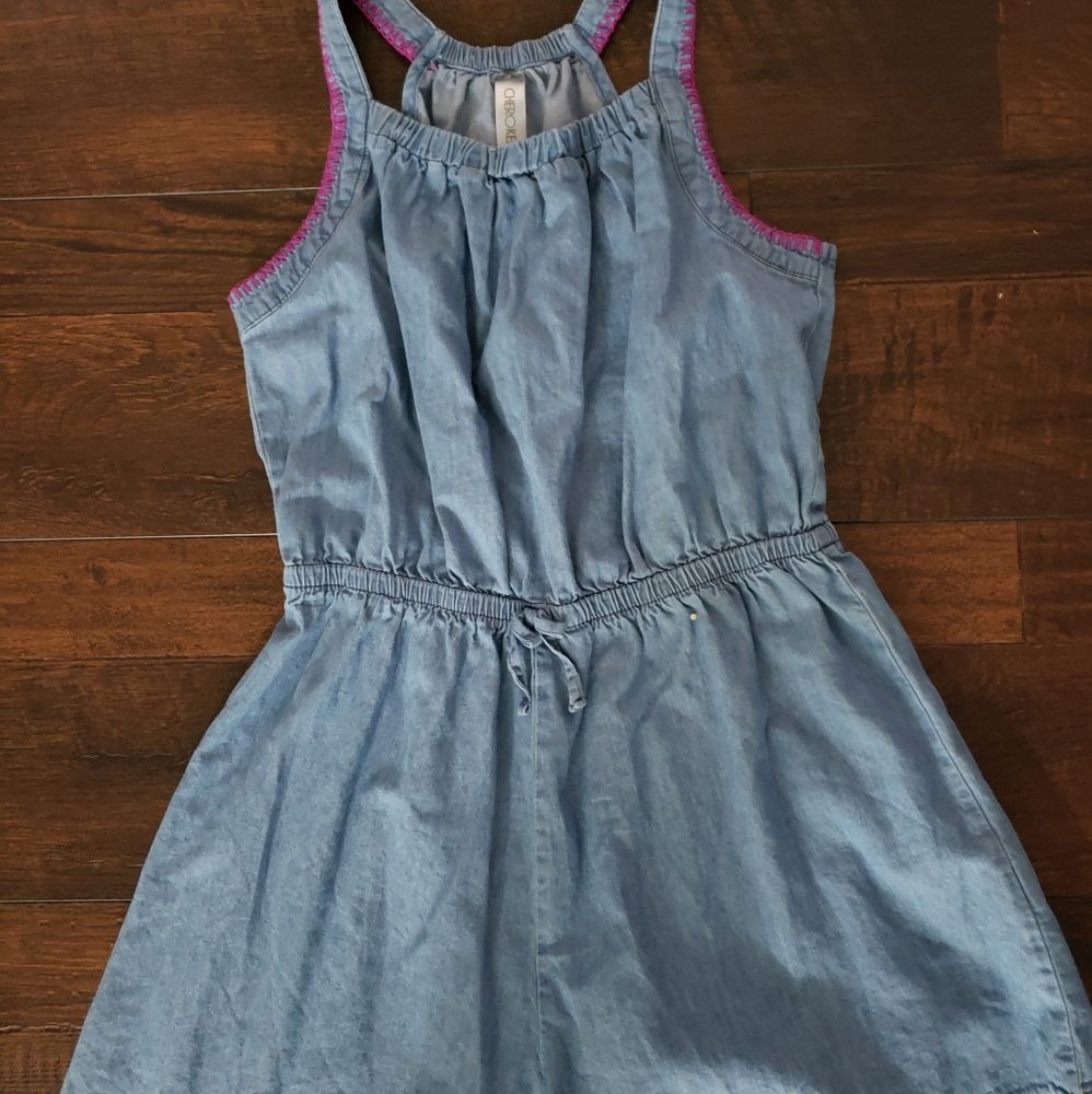 Denim Romper